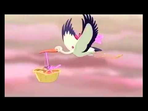 видео аист несет ребенка скачать